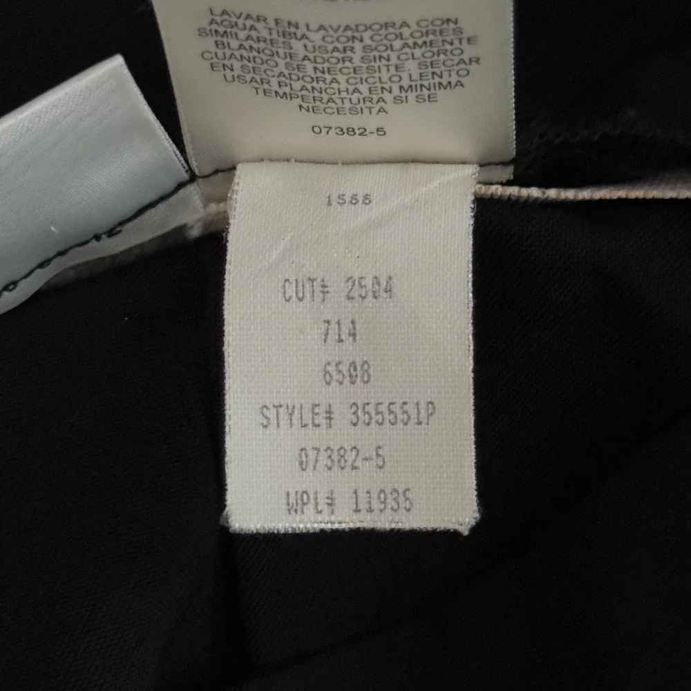 Liz Baker Skirt Black A-Line Pleated Career Office Wear Corpcore Size 4‎ Petite